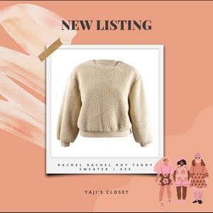 RACHEL Rachel Roy October Natural Teddy Sweater
